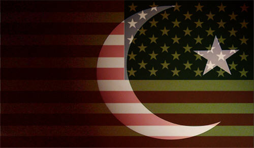 USA-Pakistan Flags